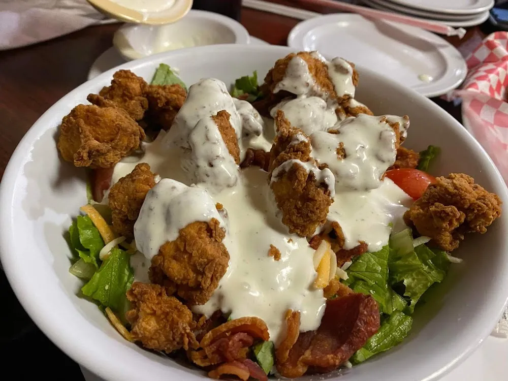 Crispy Fried Chicken Salad
